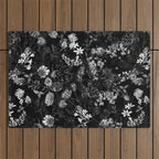 DARK FLOWER II Outdoor Rug Gallery Image 1