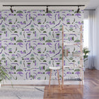 Modern simple shapes pattern LG Wall Mural Gallery Image 1