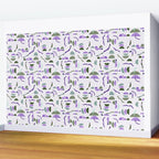 Modern simple shapes pattern LG Wall Mural Gallery Image 2