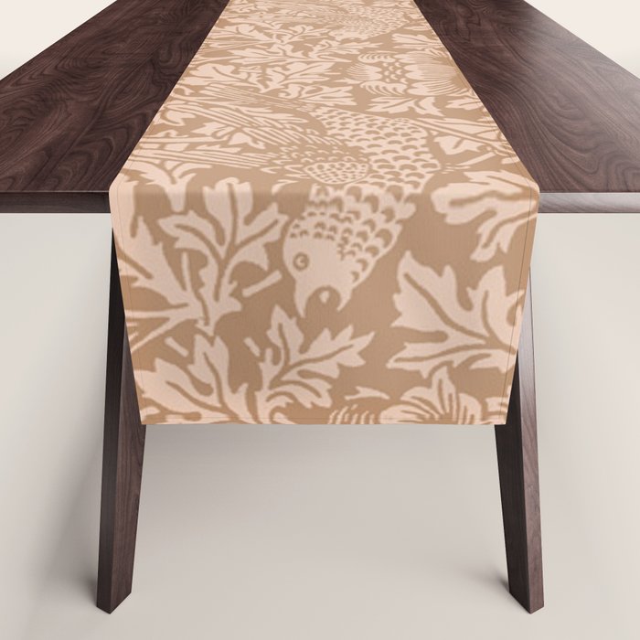 William Morris Bird & Anemone Dusky Rose Table Runner Gallery Image 1