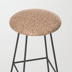 William Morris Bird & Anemone Dusky Rose Stool Gallery Image 2