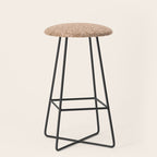 William Morris Bird & Anemone Dusky Rose Stool Gallery Image 1