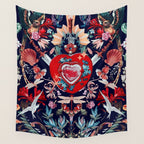 LOVE - Night Wall Tapestry Gallery Image 4