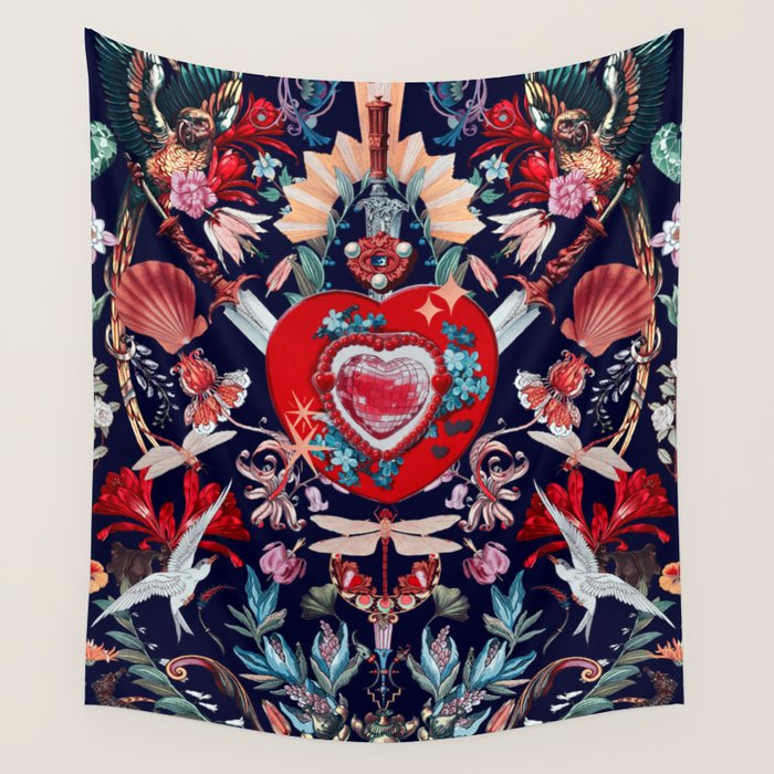LOVE - Night Wall Tapestry Gallery Image 4