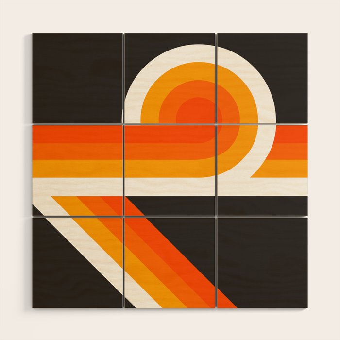 Flame Looper Wood Wall Art Gallery Image 1