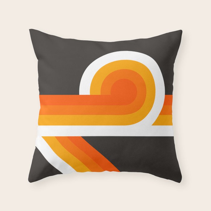 Flame Looper Throw Pillow Gallery Image 6