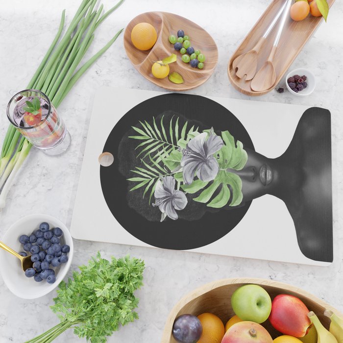 Tropical Girl Cutting Board Gallery Image 2