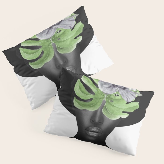 Tropical Girl Pillow Sham Gallery Image 3