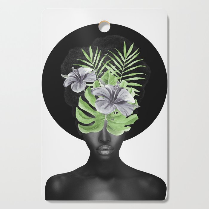 Tropical Girl Cutting Board Gallery Image 1