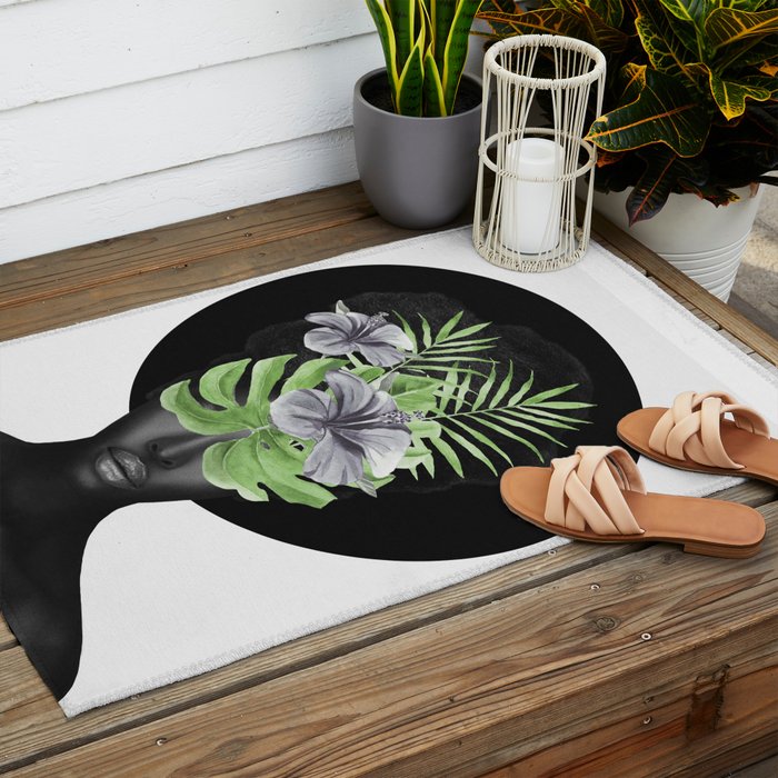 Tropical Girl Outdoor Rug Gallery Image 2