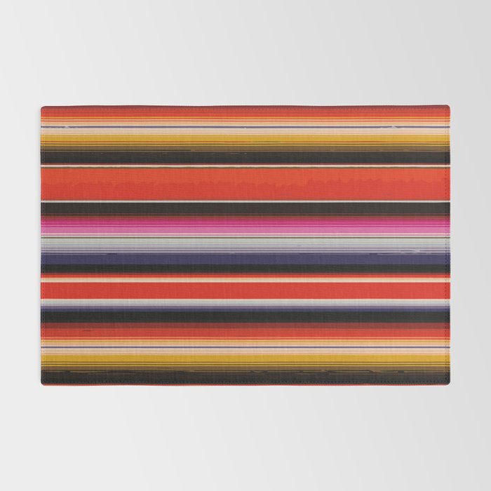 Orange Sarape Saltillo Rug Gallery Image 2