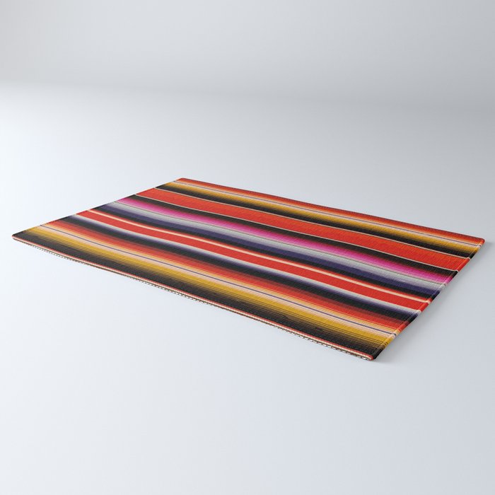 Orange Sarape Saltillo Rug Gallery Image 3
