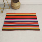 Orange Sarape Saltillo Rug Gallery Image 1