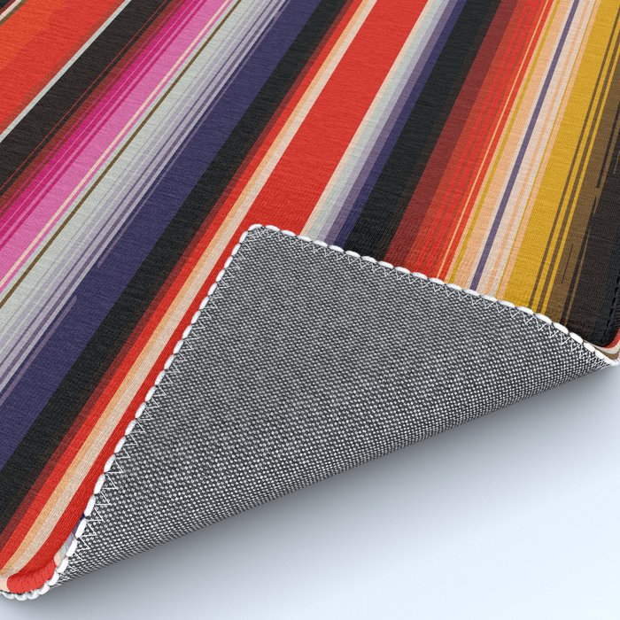 Orange Sarape Saltillo Rug Gallery Image 4