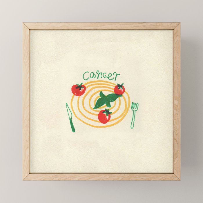 cancer tomato Mini Art Print Gallery Image 1