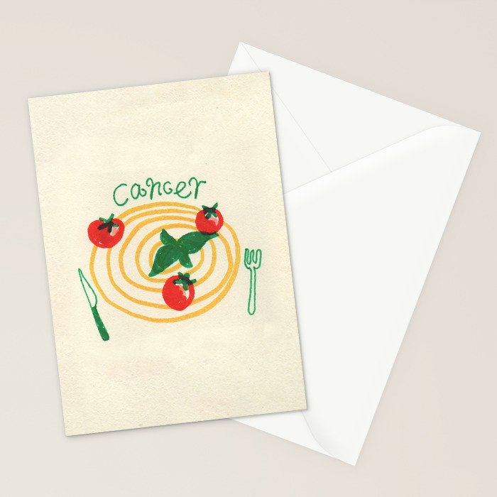 cancer tomato Stationery Card Gallery Image 2