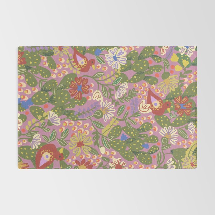 Folky violet Rug Gallery Image 2