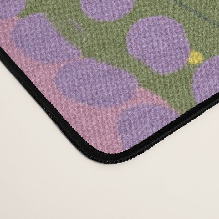 Folky violet Desk Mat Gallery Image 4