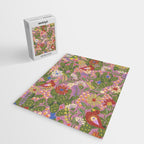 Folky violet Jigsaw Puzzle Gallery Image 2
