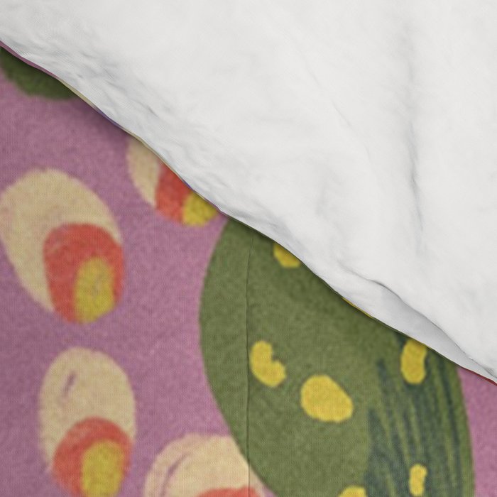 Folky violet Comforter Gallery Image 4
