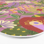 Folky violet Bath Mat Gallery Image 3