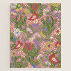 Folky violet Jigsaw Puzzle Gallery Image 1