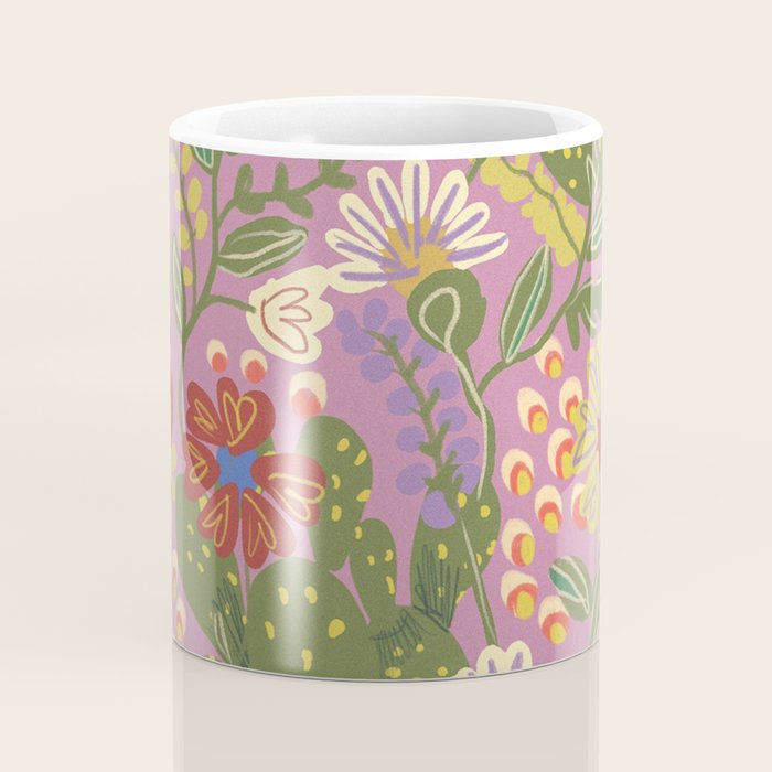 Folky violet Coffee Mug Gallery Image 4