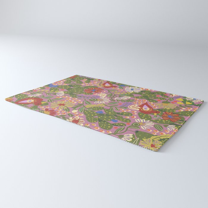 Folky violet Rug Gallery Image 3