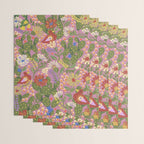 Folky violet Wrapping Paper Gallery Image 3