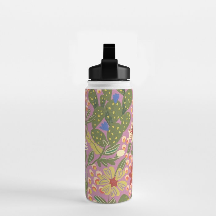 Folky violet Water Bottle Gallery Image 2