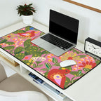 Folky violet Desk Mat Gallery Image 2