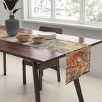 Antique 17th Century French Hunting Tapestry Table Runner Gallery Image 2