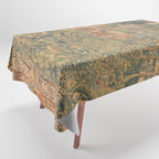 Antique 17th Century French Hunting Tapestry Tablecloth Gallery Image 1