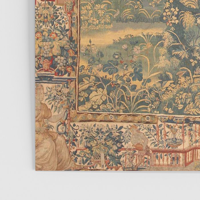 Antique 17th Century French Hunting Tapestry Poster Gallery Image 3