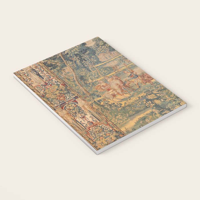 Antique 17th Century French Hunting Tapestry Notebook Gallery Image 3