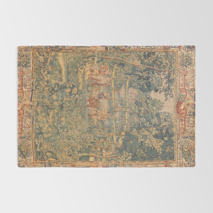 Antique 17th Century French Hunting Tapestry Rug Gallery Image 2
