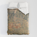 Antique 17th Century French Hunting Tapestry Comforter Gallery Image 6