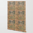 Antique 17th Century French Hunting Tapestry Wallpaper Gallery Image 2