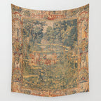 Antique 17th Century French Hunting Tapestry Wall Tapestry Gallery Image 4