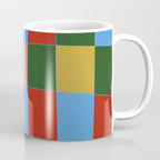 abstract retro vivid fall 4 Coffee Mug Gallery Image 1