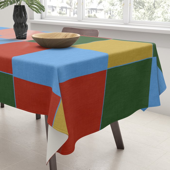 abstract retro vivid fall 4 Tablecloth Gallery Image 3