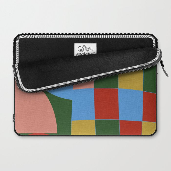 abstract retro vivid fall 4 Laptop Sleeve Gallery Image 2