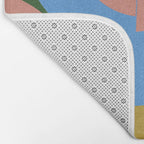 abstract retro vivid fall 4 Bath Mat Gallery Image 2