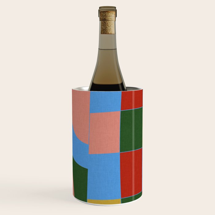 abstract retro vivid fall 4 Wine Chiller Gallery Image 1