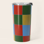 abstract retro vivid fall 4 Travel Mug Gallery Image 2