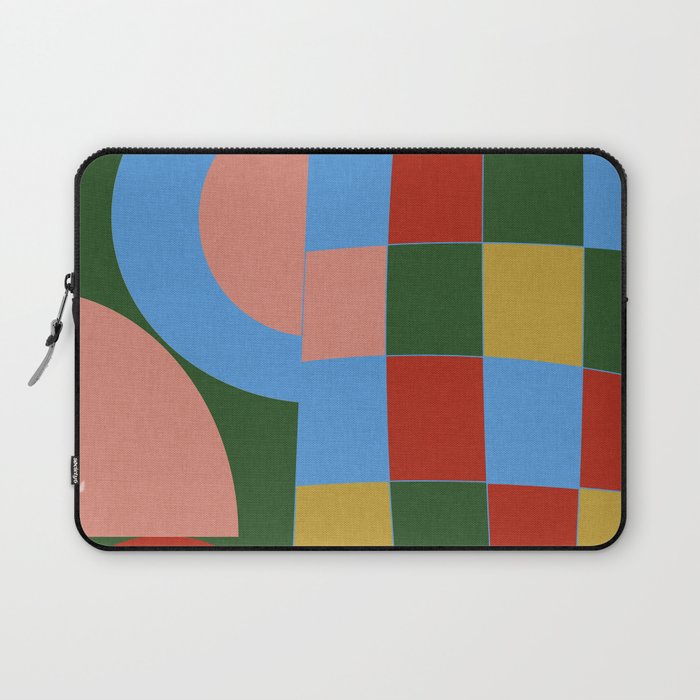 abstract retro vivid fall 4 Laptop Sleeve Gallery Image 1