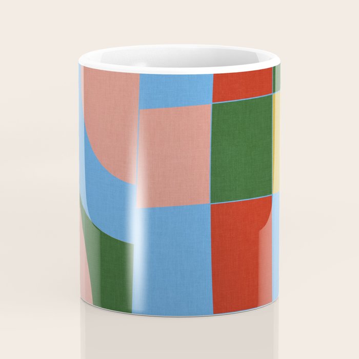 abstract retro vivid fall 4 Coffee Mug Gallery Image 4