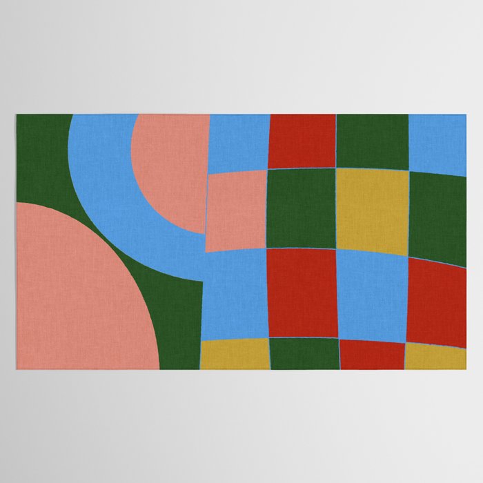 abstract retro vivid fall 4 Tablecloth Gallery Image 2