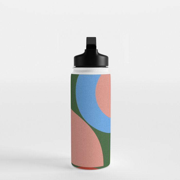 abstract retro vivid fall 4 Water Bottle Gallery Image 3