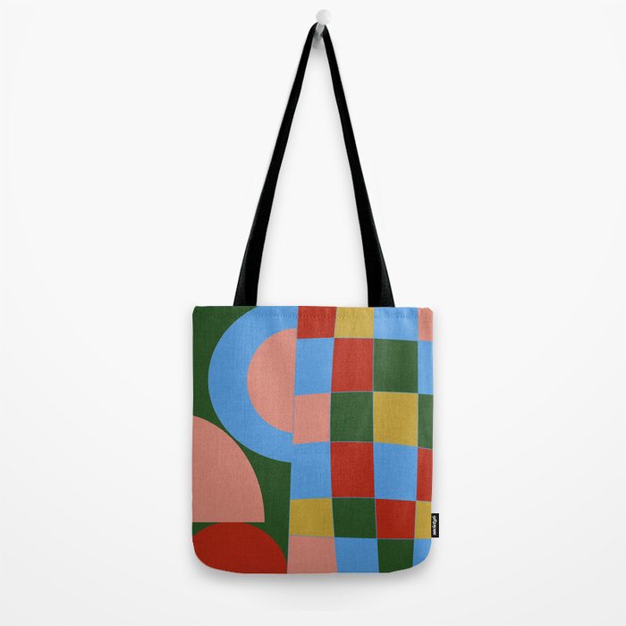 abstract retro vivid fall 4 Tote Bag Gallery Image 2